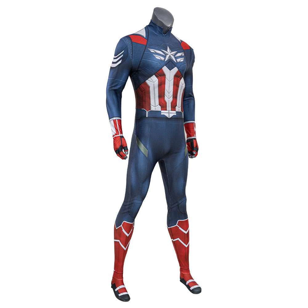 Traje de Cosplay de Captain America (Edición Impresa 2025) - Universo Cinematográfico de Marvel - Fantasia Cosera