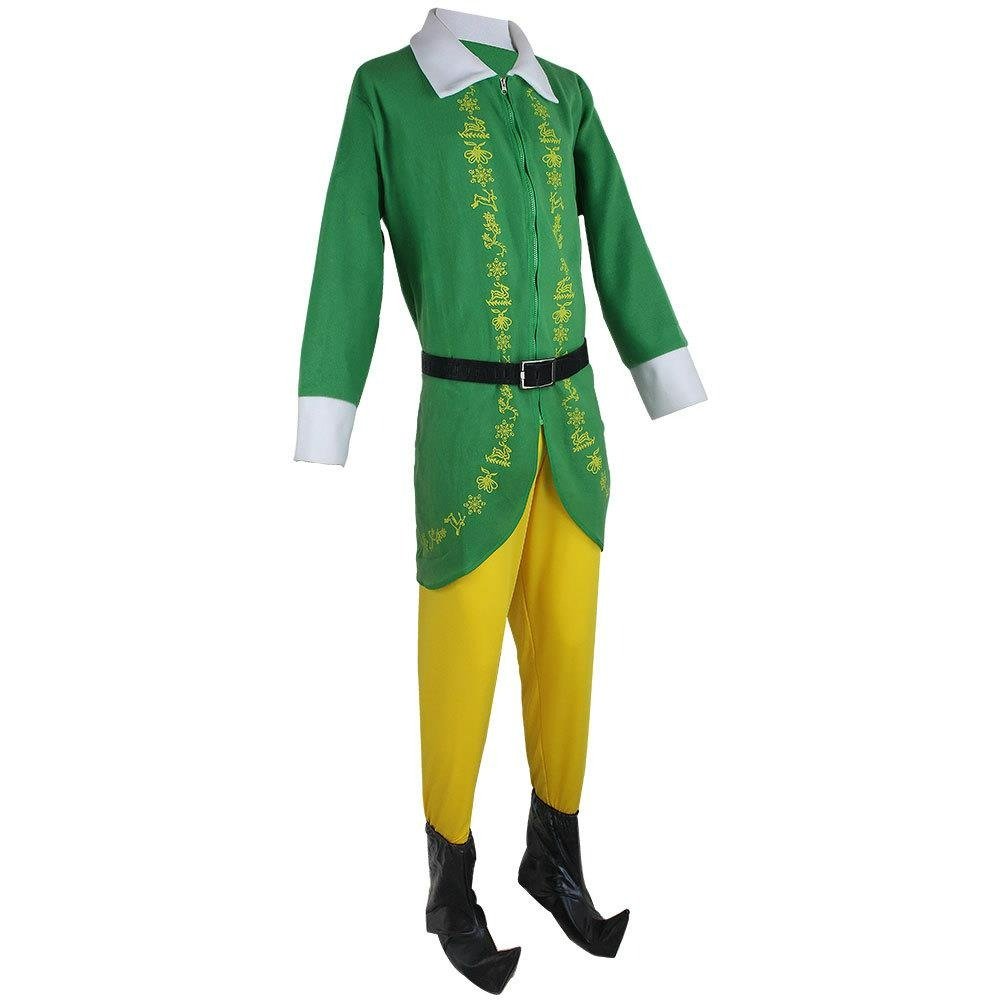 Disfraz de Buddy el Duende para Hombres | Conjunto Completo Cosplay para Halloween y Navidad | Traje Inspirado en la Película - Fantasia Cosera