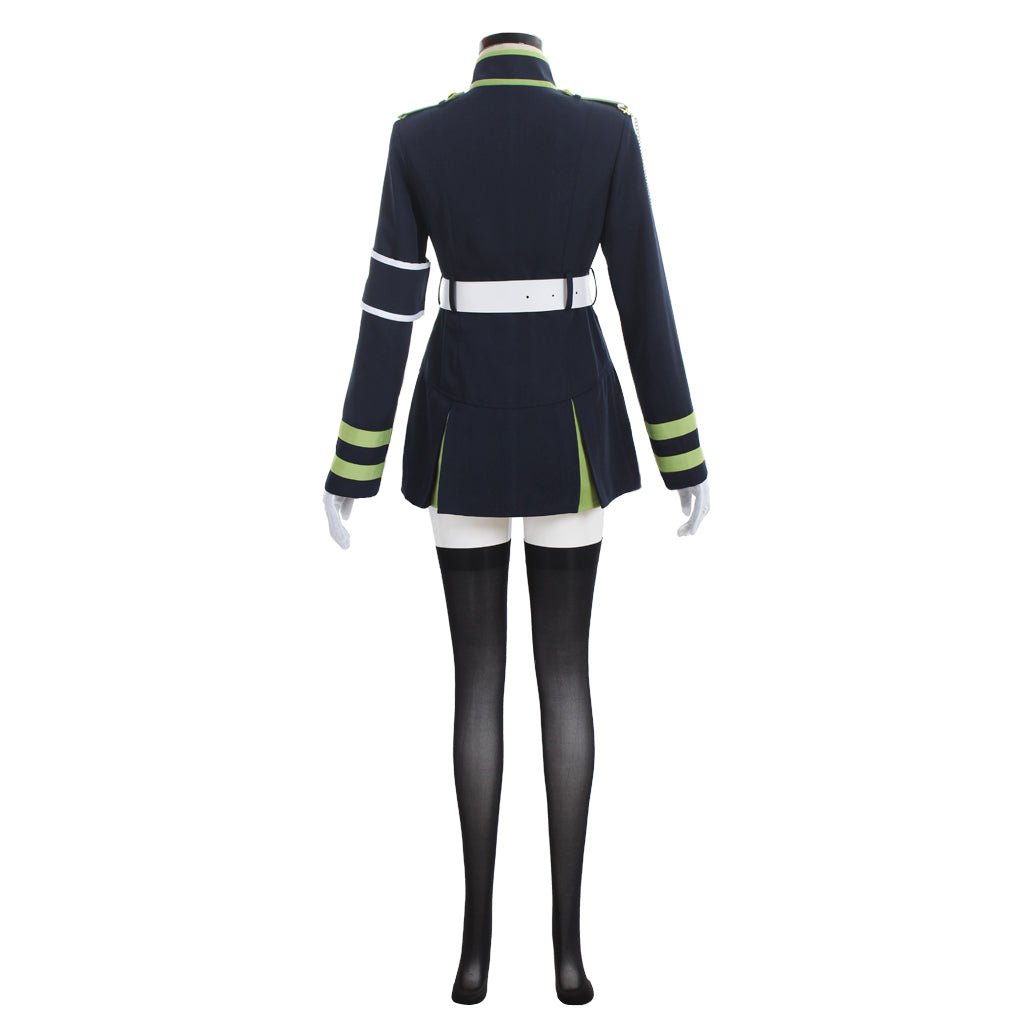 Traje de Cosplay de Shinoa Hiragi de Seraph of the End - Uniforme para Convenciones de Anime y Halloween - Fantasia Cosera