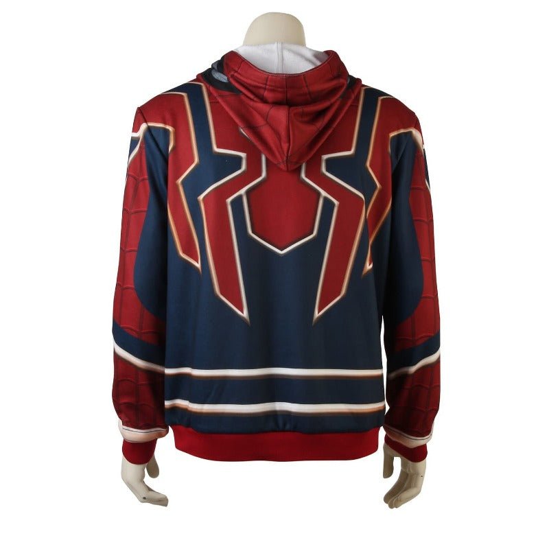 Sudadera con Capucha Iron Spider de Infinity War para Cosplay de Spiderman - Fantasia Cosera