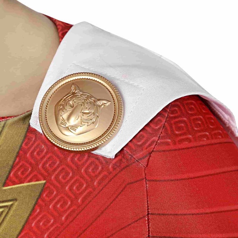 Nuevo Traje de Cosplay de Billy el Power Ranger Rojo para Niños - Halloween Zentai Mono con Capa - Fantasia Cosera