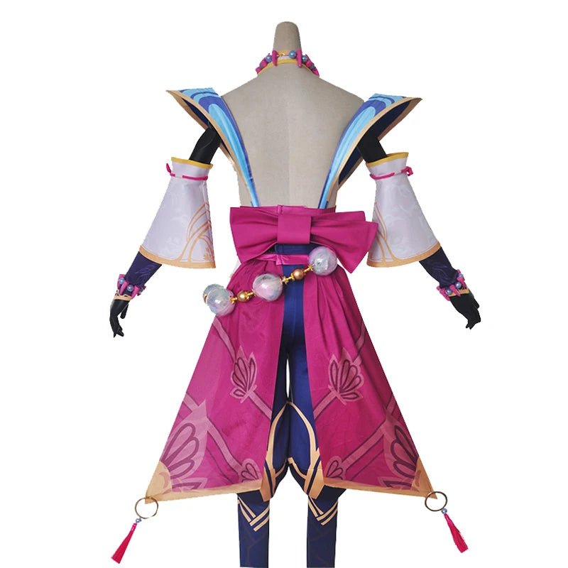 Traje de Cosplay LOL Spirit Blossom Syndra para Mujer - Kimono Completo - Fantasia Cosera