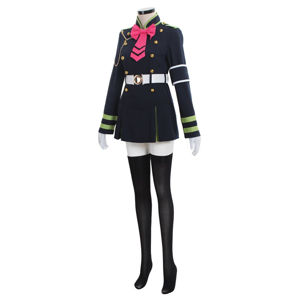 Traje de Cosplay de Shinoa Hiragi de Seraph of the End - Uniforme para Convenciones de Anime y Halloween - Fantasia Cosera