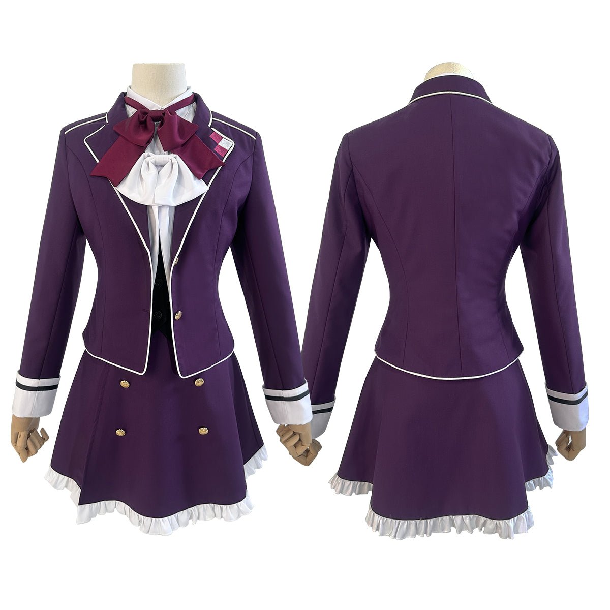 Traje de Cosplay de Yui Komori de Diabolik Lovers - Calidad Premium - Fantasia Cosera