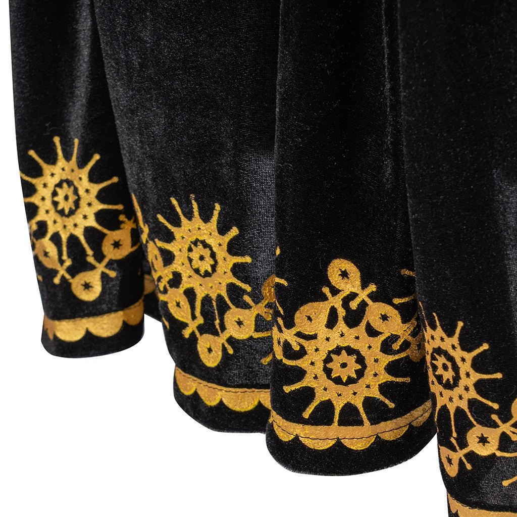 Capa de Cosplay de Rey Príncipe - Lujosa Capa de Longitud Media para Halloween y Carnaval - Fantasia Cosera