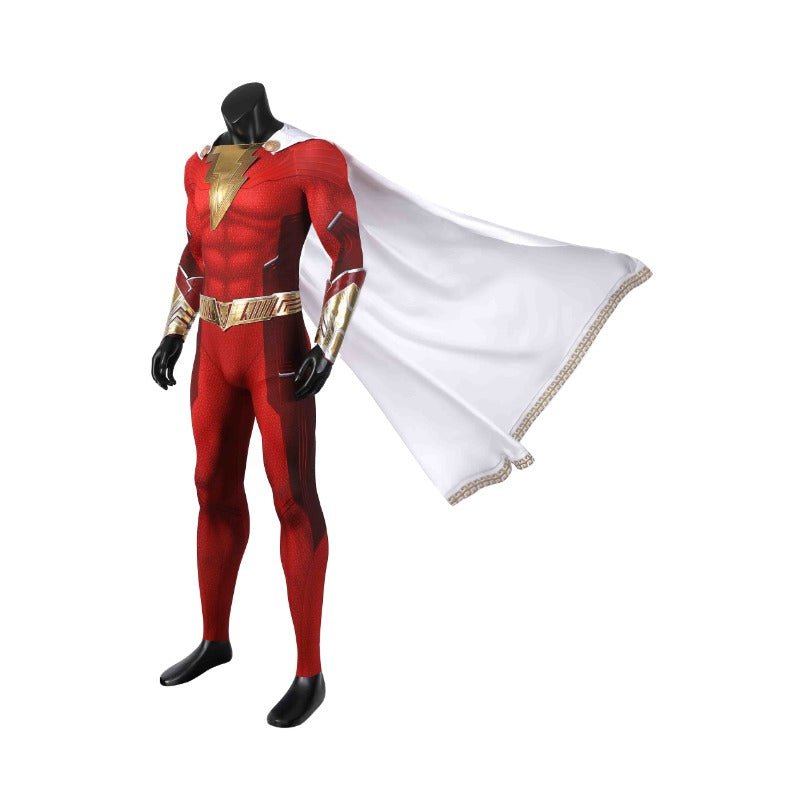 Traje Completo de Cosplay de Shazam de DC para Adultos para Fiestas de Halloween - Fantasia Cosera