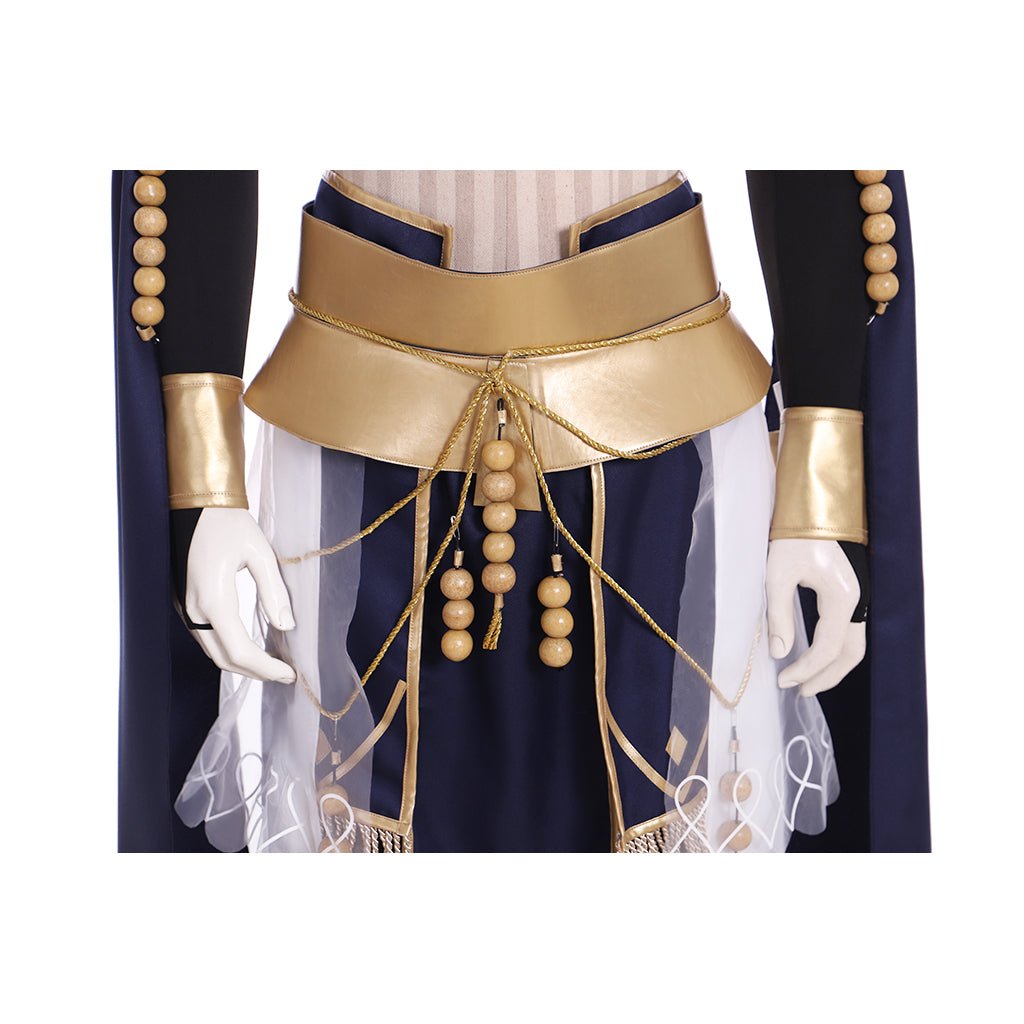 Traje de Cosplay de Bailarina Índigo de Fire Emblem para Fantasía en Escenario - Fantasia Cosera