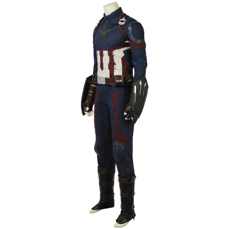 Traje de Cosplay de Captain America Steve Rogers Guerra del Infinito | Fantasía Cosera - Fantasia Cosera