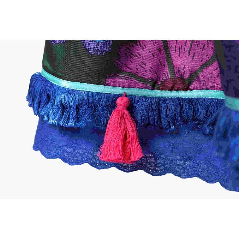 Vestido de Princesa Mirabel Encanto Disfraz Casa Mágica para Mujer Halloween - Fantasia Cosera