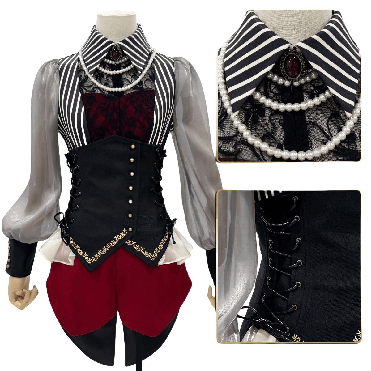 Traje de Cosplay Wakutenshi Wakamatsu de BanG Dream! Ave Mujica - Outfit Anime de Calidad Premium - Fantasia Cosera