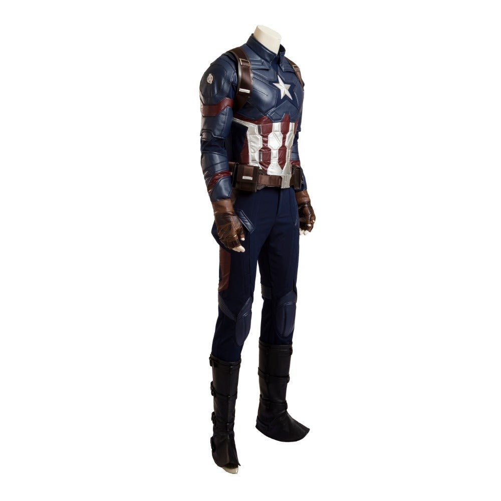 Traje de Cosplay de Captain America: Guerra Civil Versión Mejorada - Réplica de Alta Calidad de la Película - Fantasia Cosera