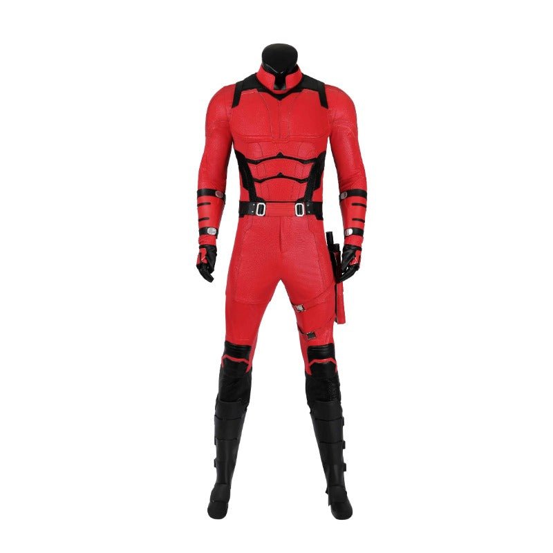 Traje de Cosplay Daredevil Piel Roja Matt Murdock Halloween Conjunto Completo - Fantasia Cosera