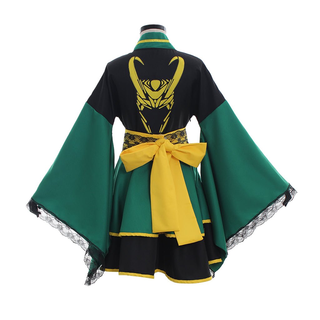 Vestido Kimono Loki Traje Cosplay Hecho a Medida - Fantasia Cosera