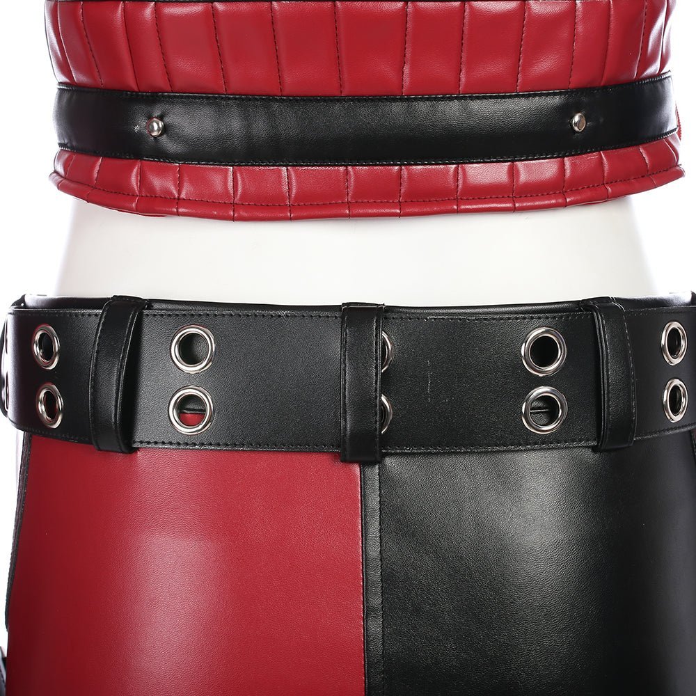 Traje de Cosplay de Harley Quinn de Batman: Arkham City - Outfit de Personaje de Juego de Alta Calidad - Fantasia Cosera