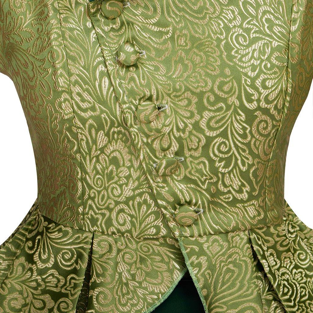 Vestido Histórico de Una Manga del Musical Hamilton para Cosplay - Fantasia Cosera