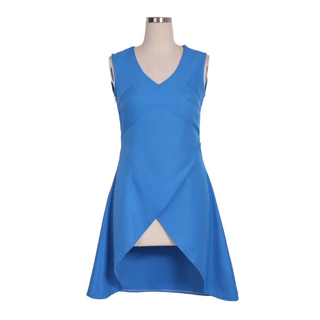 Traje de Cosplay de Daenerys Targaryen Vestido Azul con Capa para Mujer - Fantasia Cosera