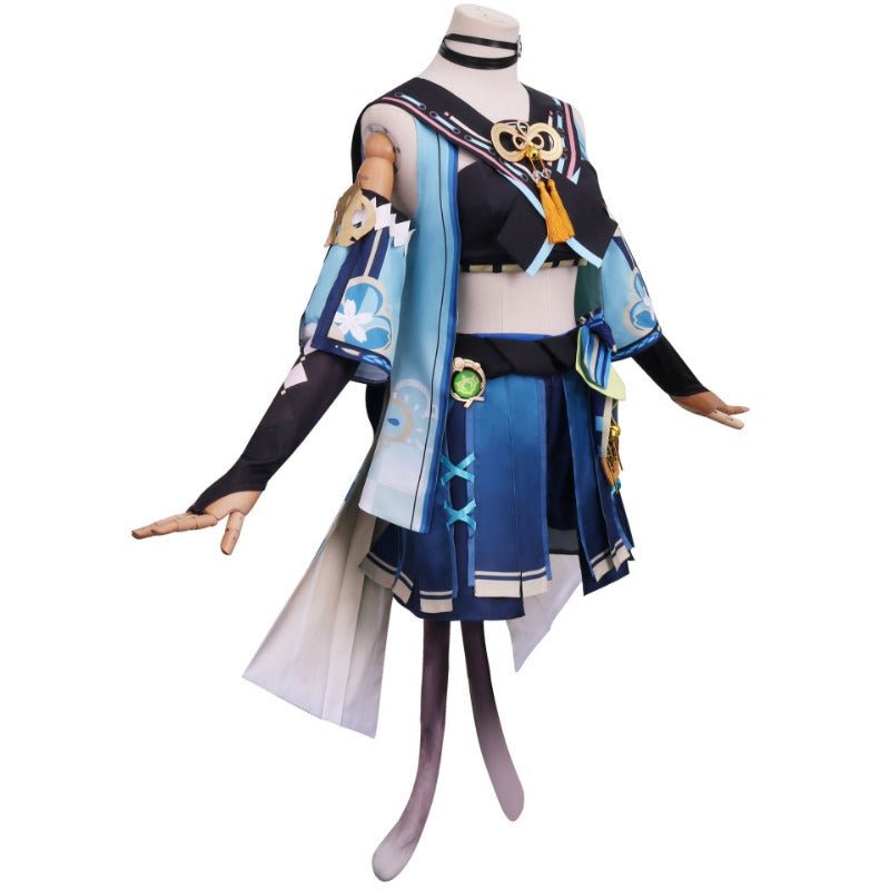 Traje de Cosplay de Kirara de Genshin Impact - Nuevo Outfit de Arquera de Hierba de Inazuma - Fantasia Cosera