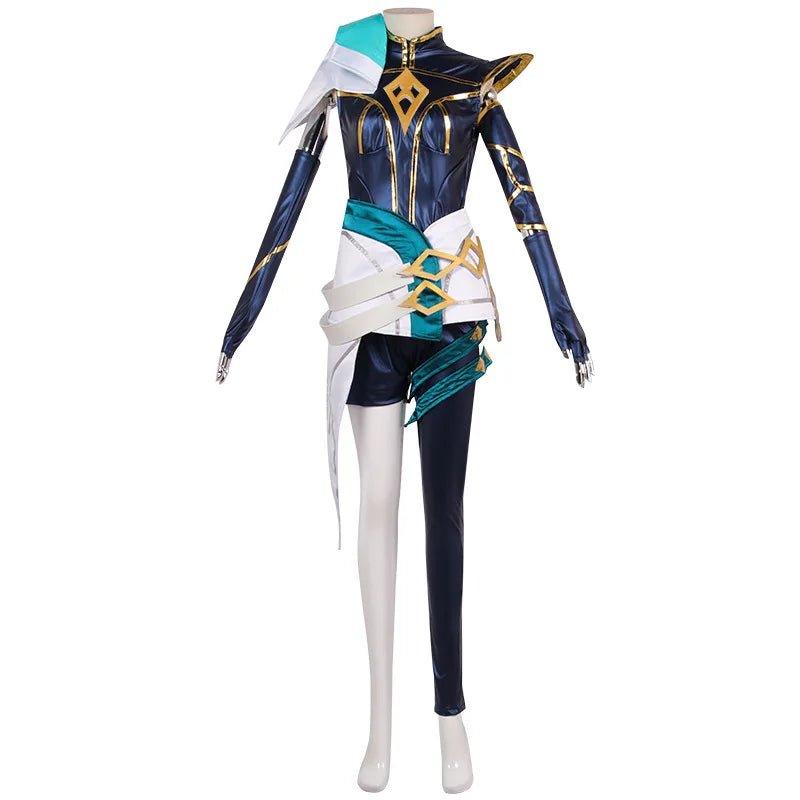 Traje de Cosplay Scorn of the Moon de LOL para Mujer, Uniforme de Centinela de la Luz para Fiestas de Halloween - Fantasia Cosera