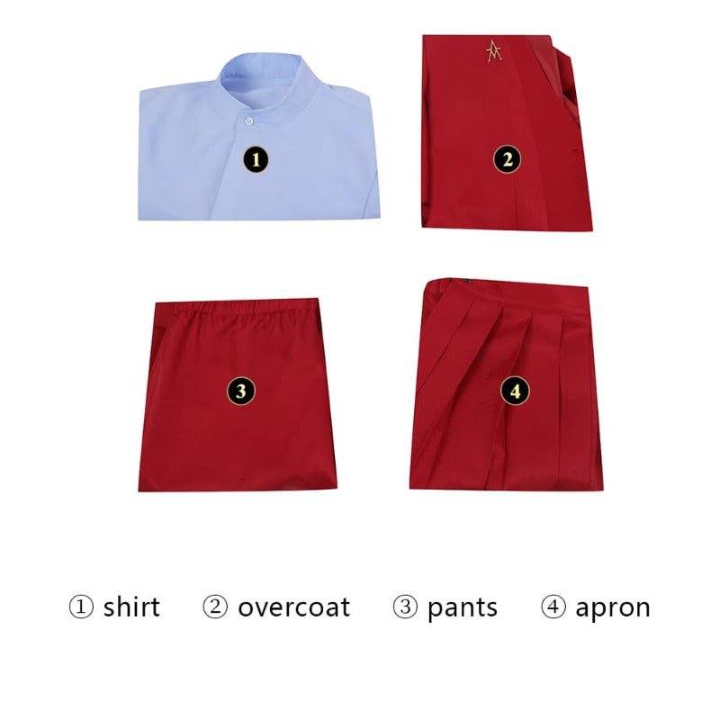 Traje de Cosplay de Snow Los Juegos del Hambre – Balada de Pájaros y Serpientes - Fantasia Cosera