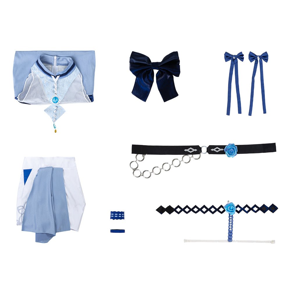 Traje de Cosplay de Jean de Genshin Impact – Traje de Baño de Verano para Niñas y Mujeres - Fantasia Cosera