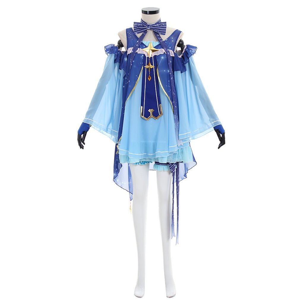 Traje de Cosplay Snow Miku de Hatsune Miku para Fans de Anime - Fantasia Cosera
