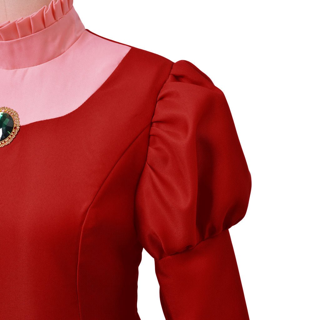 Disfraz de Lady Tremaine | Vestido de Reina Roja para Mujer | Traje para Halloween y Serie Disney - Fantasia Cosera