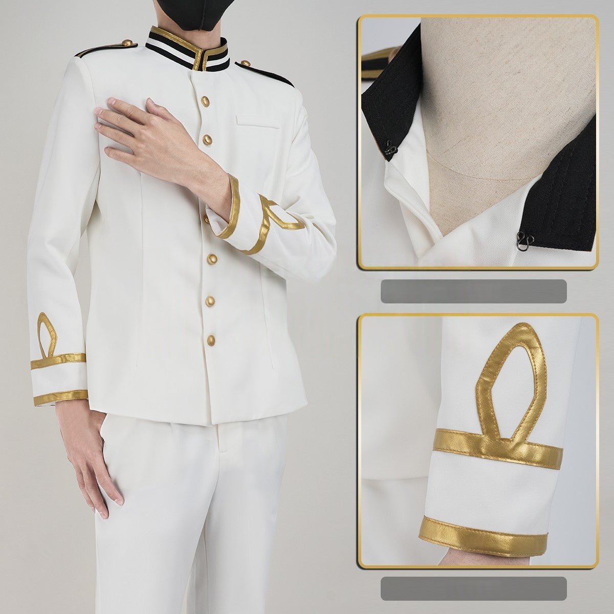 Traje de Cosplay de Kiku Honda de Hetalia: Axis Powers - Outfit Anime de Calidad Premium - Fantasia Cosera