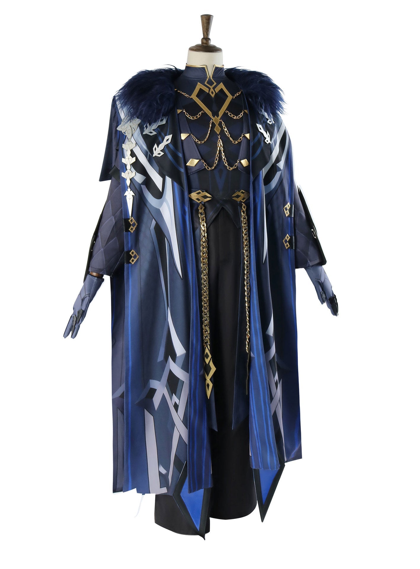 Traje de Cosplay Capitano de Genshin Impact – Outfit de Capitán Fatui - Fantasia Cosera