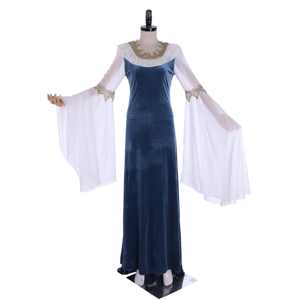 Disfraz de Vampira Reina Medieval para Mujer - Elegante Vestido de Corte Gótico para Halloween - Fantasia Cosera