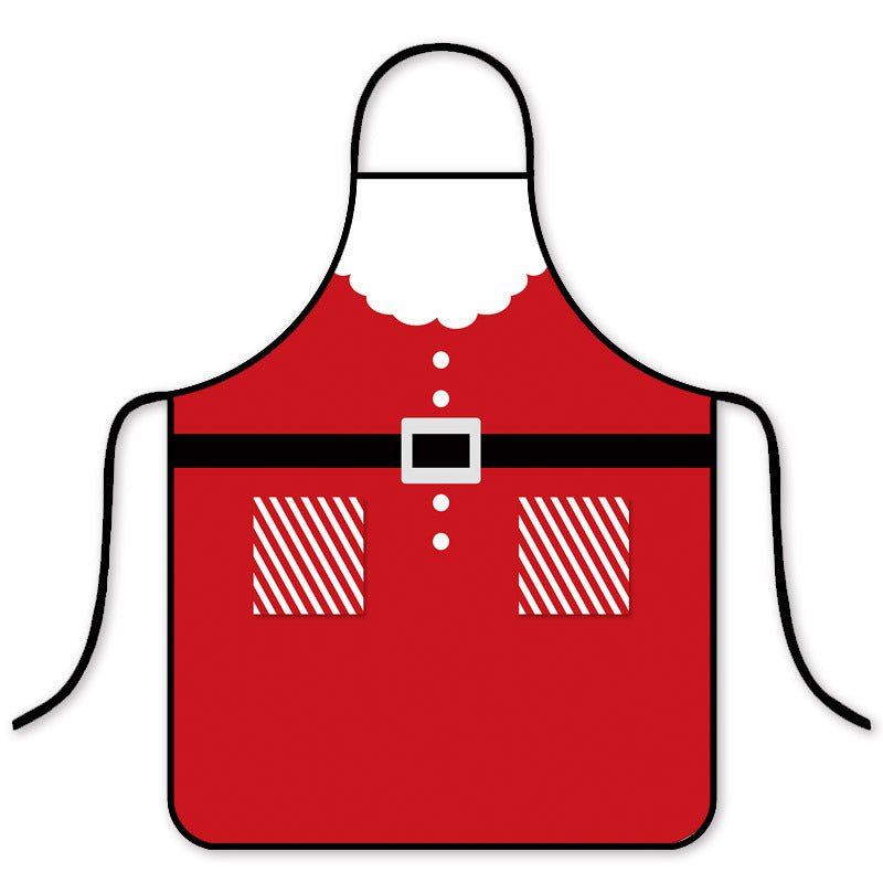 Delantal navideño impermeable, versión coreana de moda para cocina, hogar y restaurantes de hot pot - Fantasia Cosera