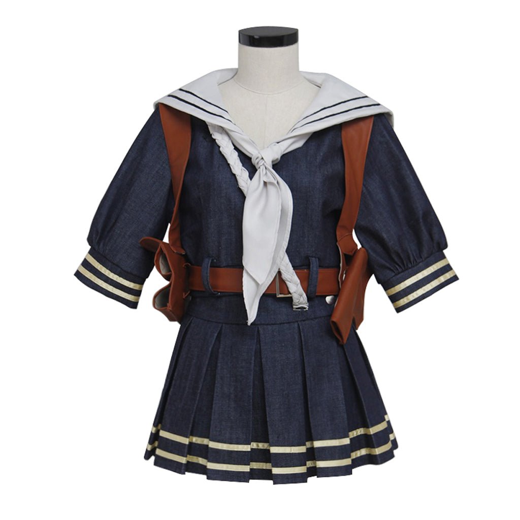 Traje de Cosplay de Babydoll Emily de Sucker Punch | Disfraz para Adultos Halloween y Carnaval - Fantasia Cosera
