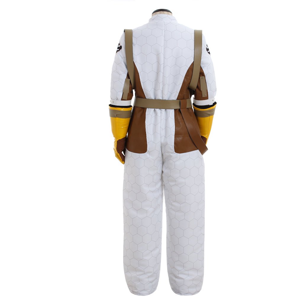 Traje de Cosplay de Mei Climatóloga para Mujer - Jumpsuit Blanco Completo - Fantasía Cosera - Fantasia Cosera
