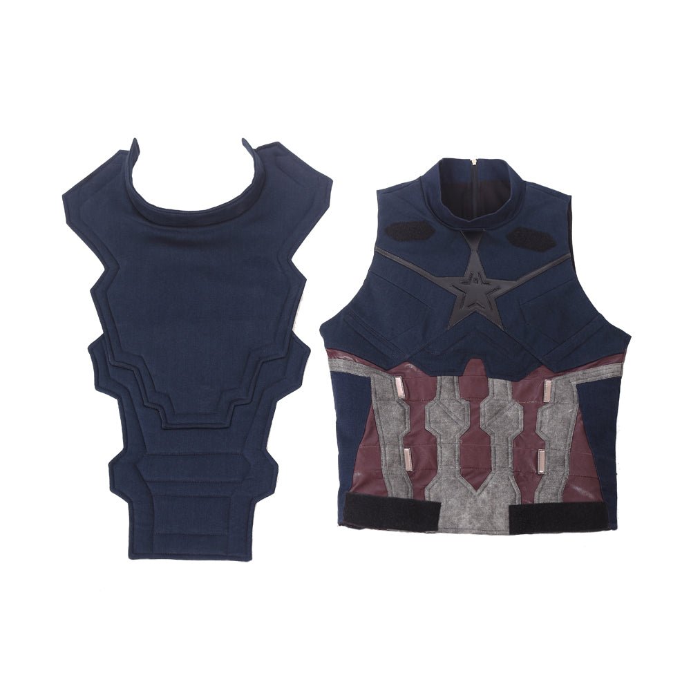Traje de Cosplay de Capitán América de Avengers: Infinity War - Réplica de Película de Alta Calidad - Fantasia Cosera