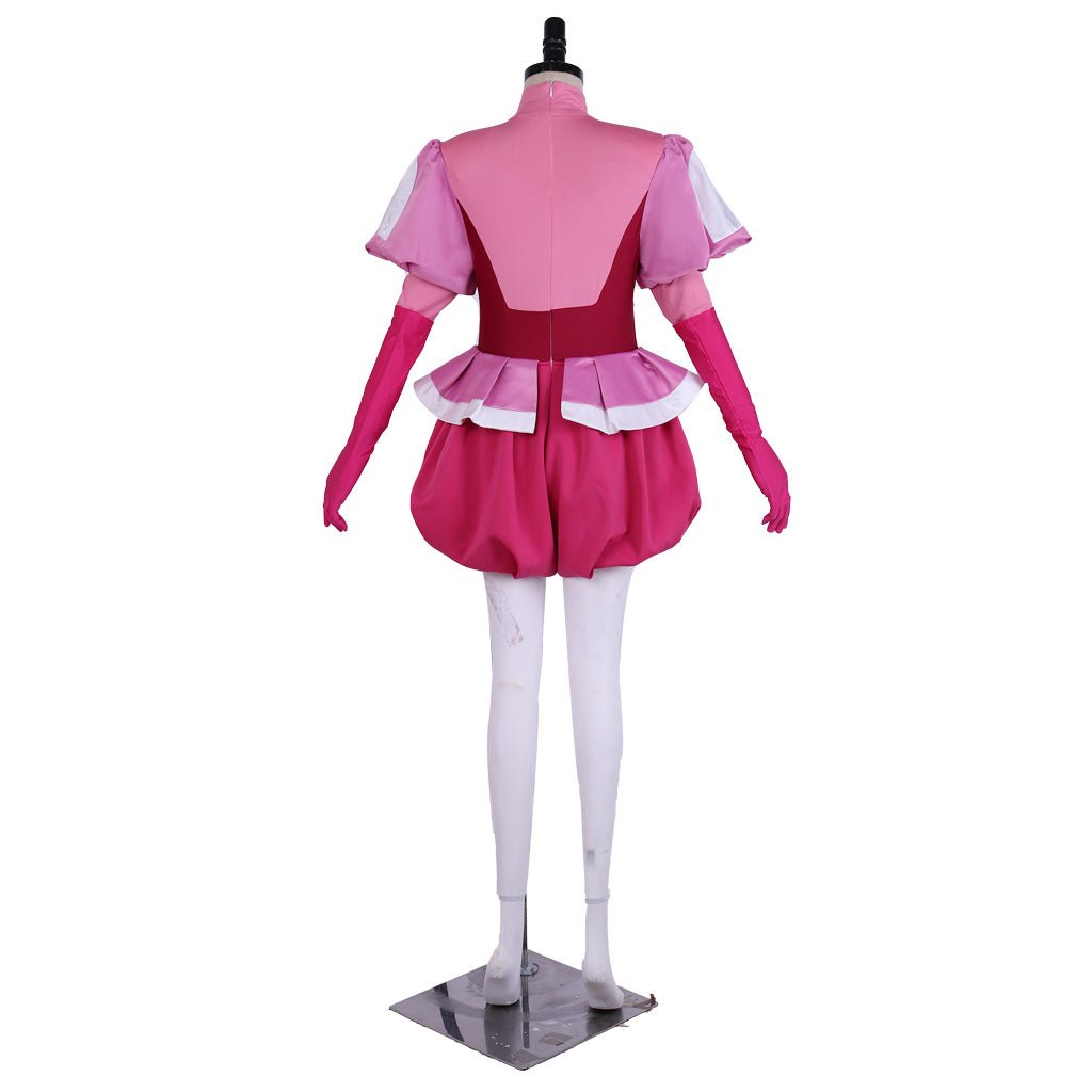 Traje de Cosplay Spinel Gema de Steven Universe - Vestido Rosa con Guantes y Calcetines - Fantasia Cosera