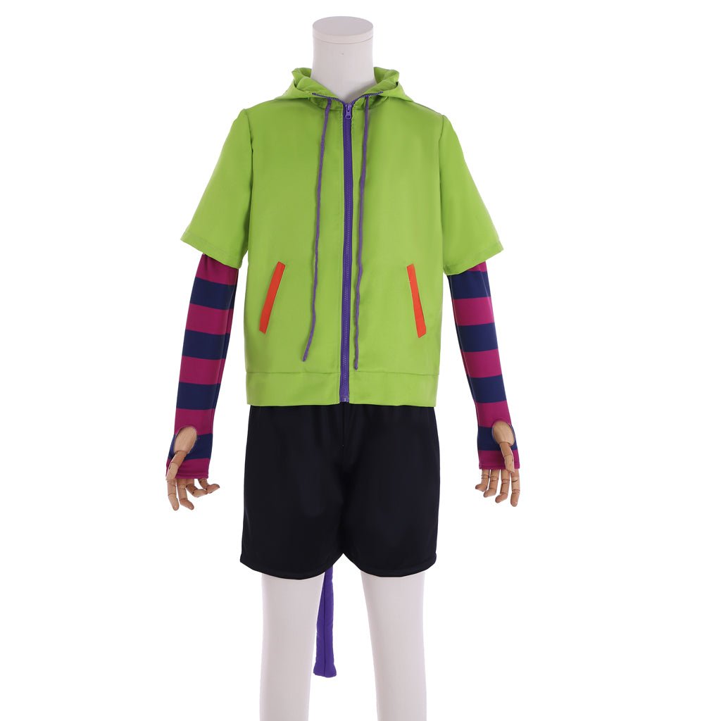 Traje de Cosplay de Miya Chinen de SK8 the Infinity con Peluca y Chaqueta con Cremallera - Fantasia Cosera
