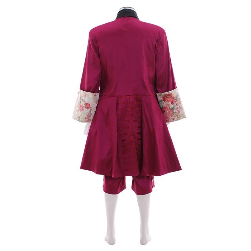 Traje Barroco Púrpura para Hombres - Disfraz Medieval Rococo para Bodas y Fiestas | Serie Fantasía Cosera - Fantasia Cosera