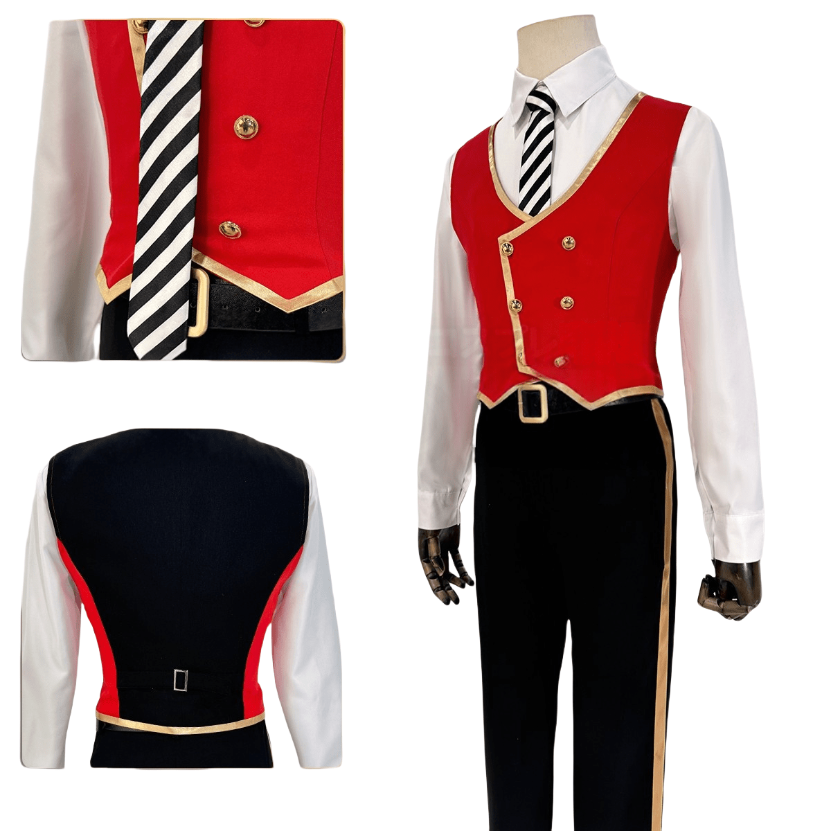 Traje de Cosplay de Riddle Rosehearts de Twisted Wonderland - Calidad Premium - Fantasia Cosera