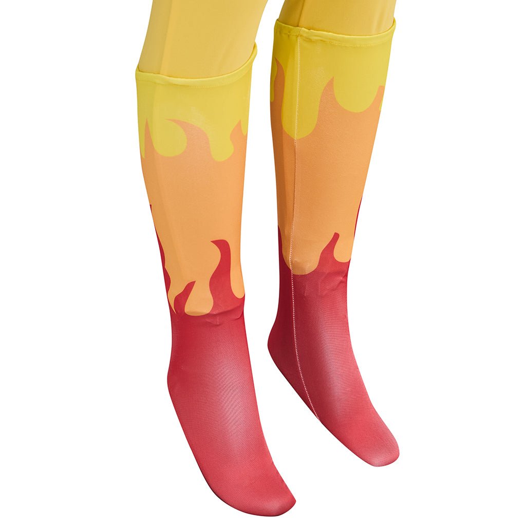 Traje de Cosplay de Firestar – Amigos Asombrosos Ángel Superhéroe Bodysuit - Fantasia Cosera