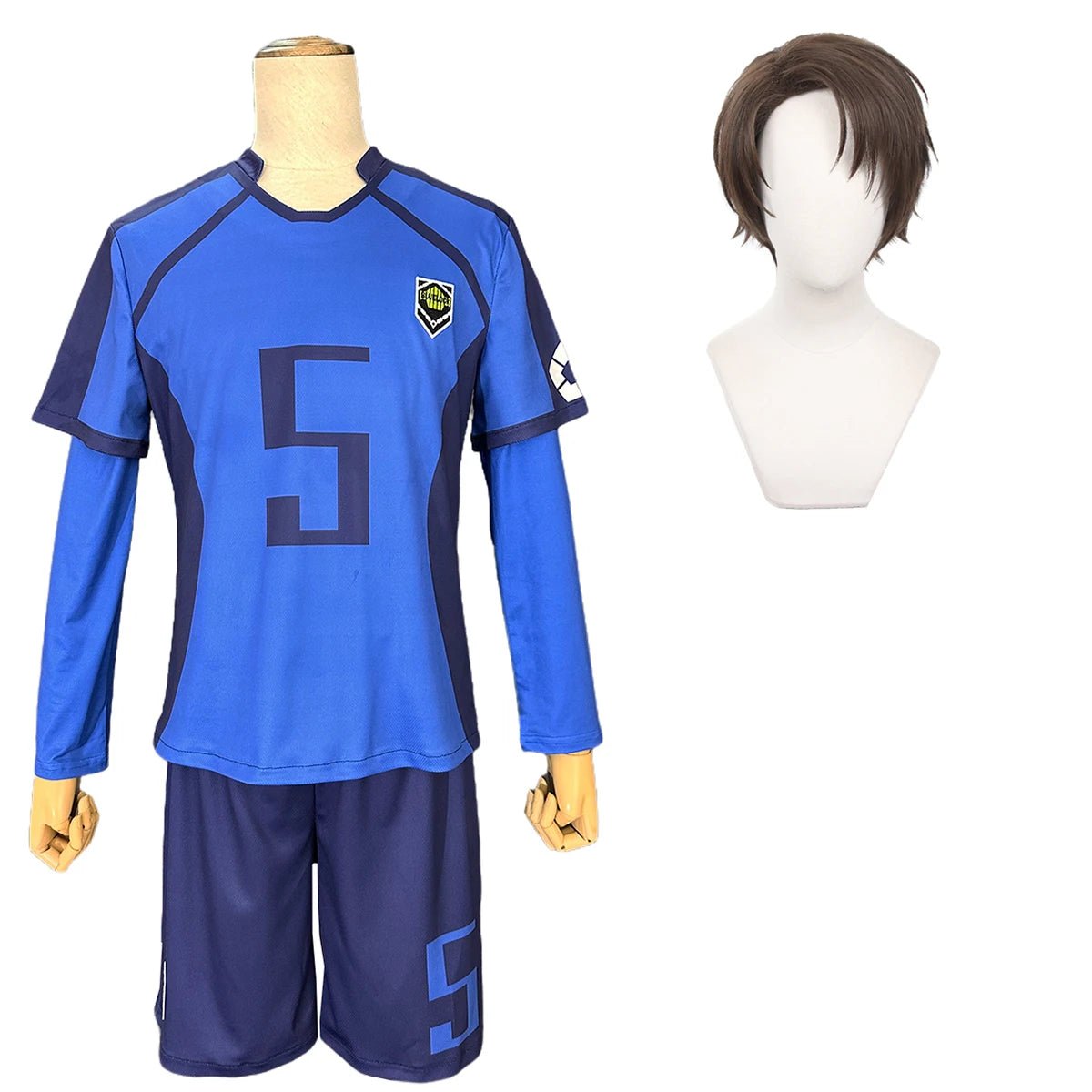 Peluca Cosplay Anime Blue Lock para Isagi, Bachira, Chigiri, Nagi, Rin, Sae, Itoshi, Kaiser, Reo, Hiori, Barou, Shidou, Niko, Yukimiya - Fantasia Cosera