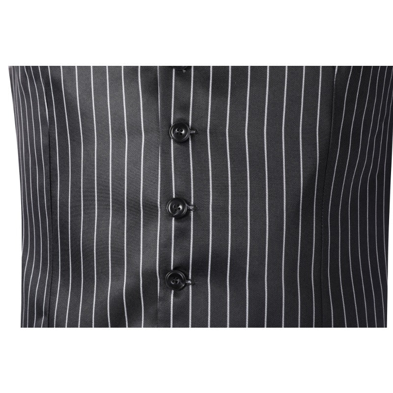 Vestido Gótico Wednesday Gomez Addams Disfraz Cosplay para Halloween - Fantasia Cosera