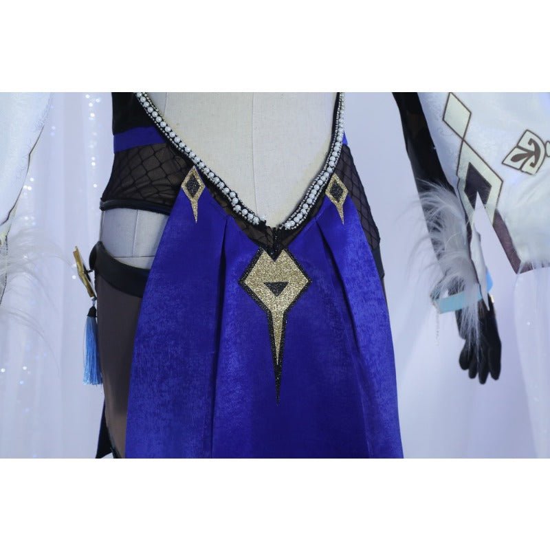 Traje de Cosplay de Yelan de Genshin Impact para Halloween, Fiestas y Roleplay - Fantasia Cosera