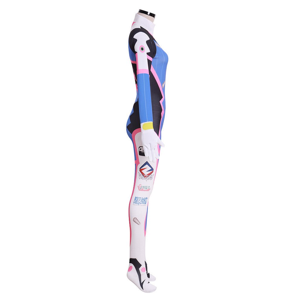 Traje Zentai D.Va Overwatch Cosplay para Gamers y Fans del Cosplay - Fantasia Cosera