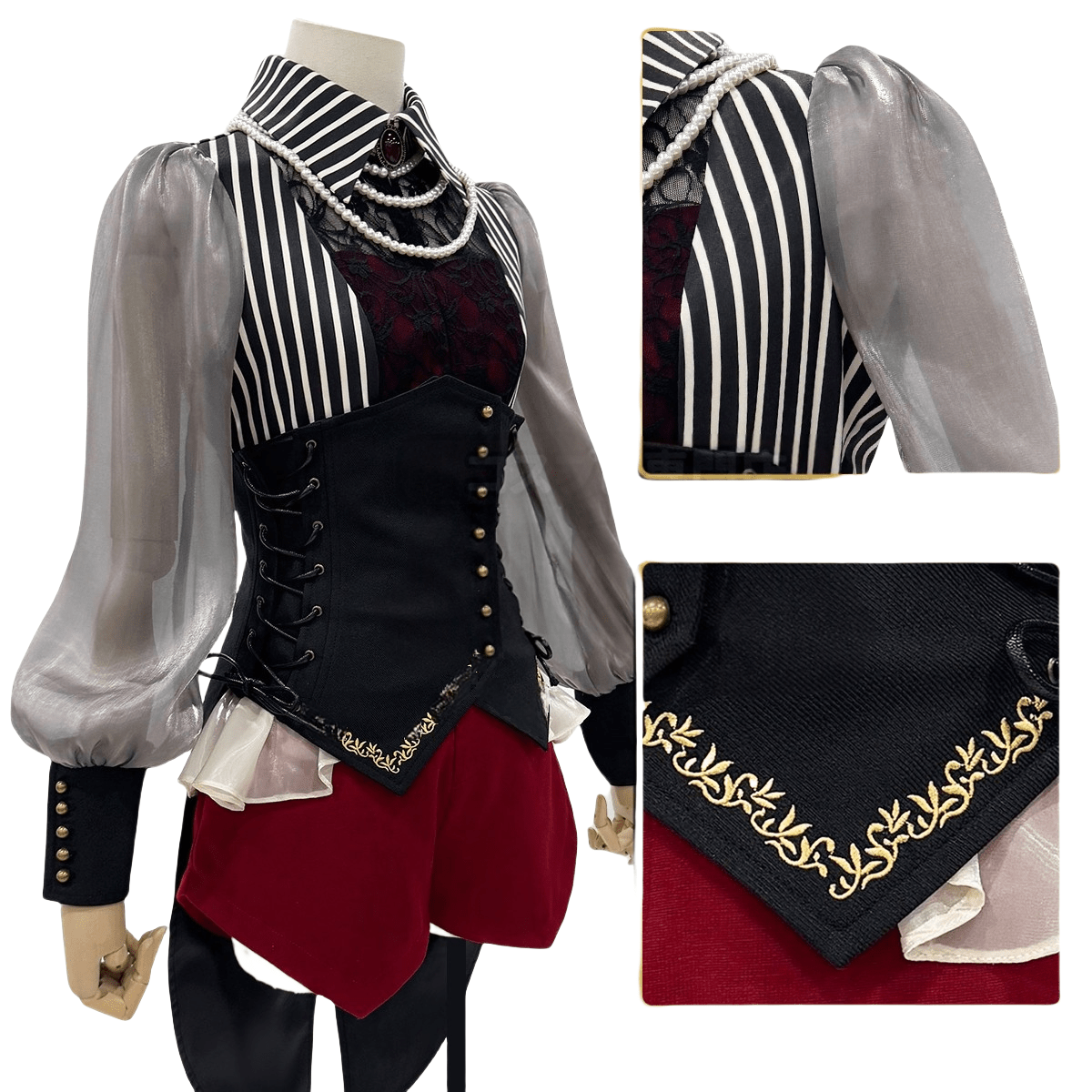 Traje de Cosplay Wakutenshi Wakamatsu de BanG Dream! Ave Mujica - Outfit Anime de Calidad Premium - Fantasia Cosera