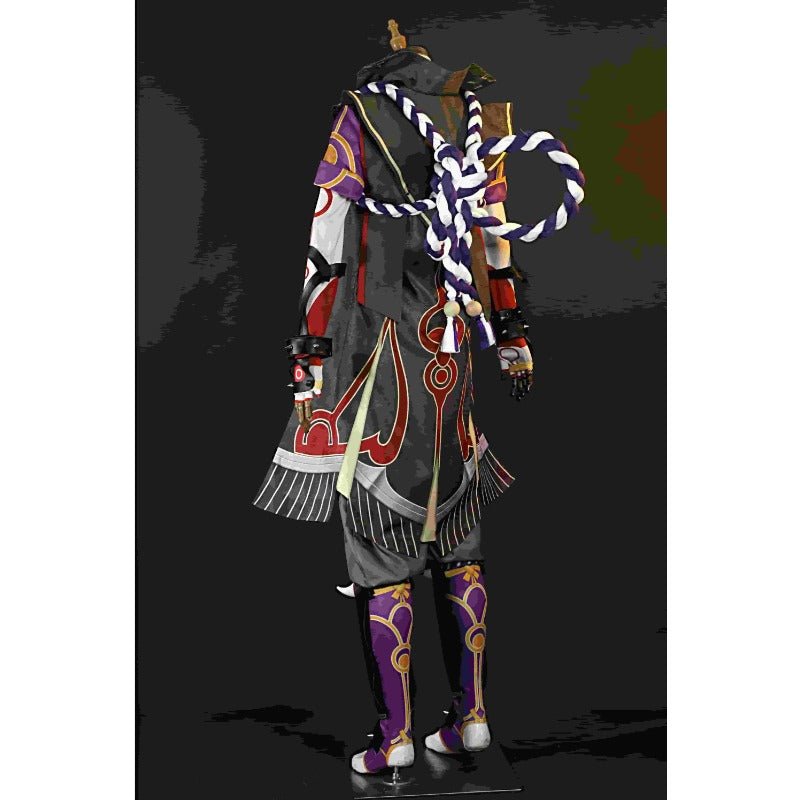 Traje Cosplay Arataki Itto de Genshin Impact Hecho a Mano - Fantasia Cosera