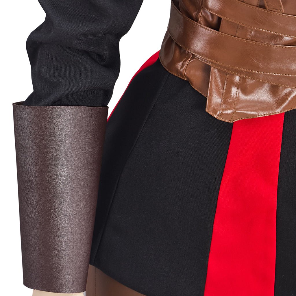 Conjunto de Chaqueta y Pantalones de Cuero PU para Mujer Estiloso – Perfecto para Cosplay y Outfits Geniales - Fantasia Cosera