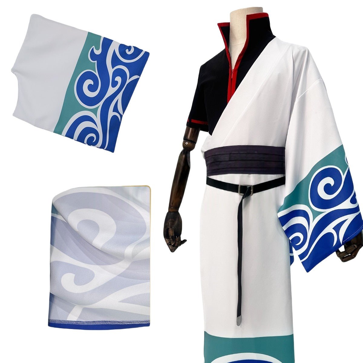 Traje de Cosplay Premium Sakata Gintoki - Outfit Anime Gintama - Fantasia Cosera