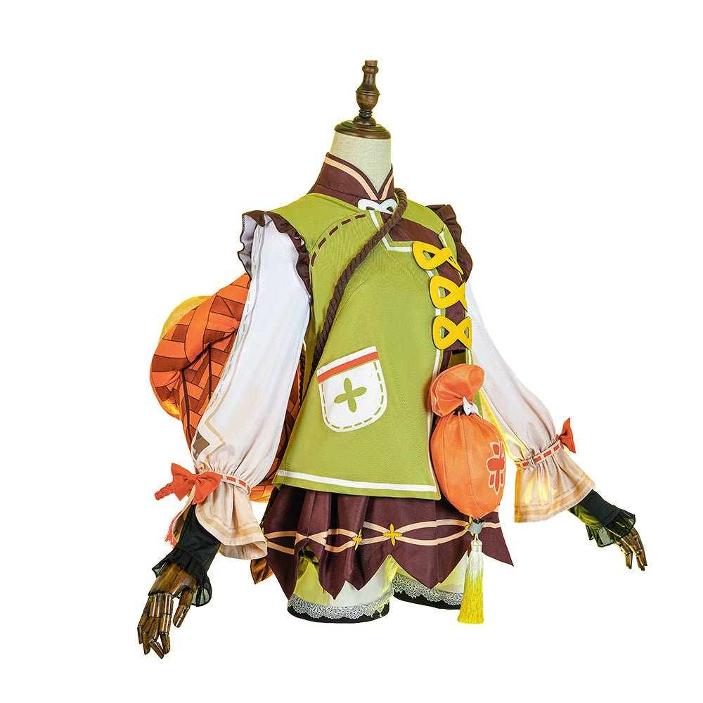 Traje de Cosplay de Yaoyao de Genshin Impact - Outfit de Rol de Alta Calidad - Fantasia Cosera