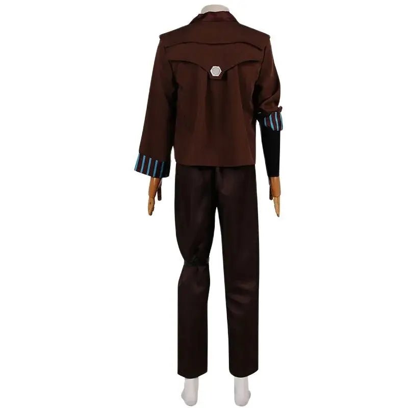 Traje de Cosplay de Vander de LOL Arcane - Chaqueta, Camisa y Pantalones - Conjunto Completo para Hombres - Disfraz de Halloween - Fantasia Cosera