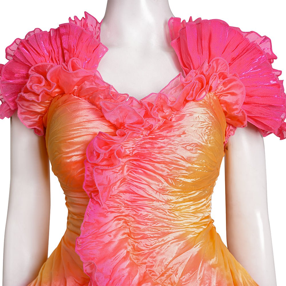 Película: Wicked - Vestido Degradado para Cosplay - Fantasia Cosera