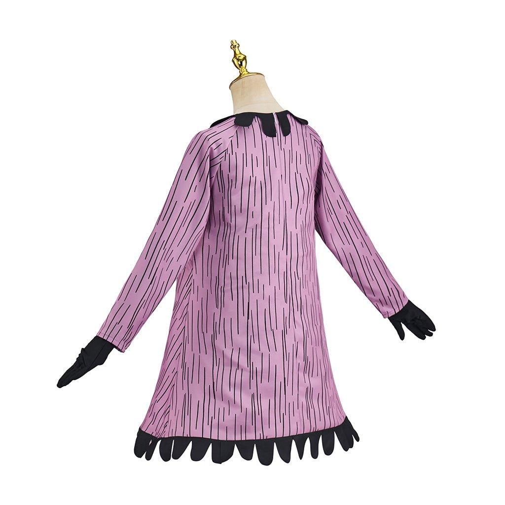 Traje de Shock de Disney's Pesadilla Antes de Navidad | Outfit de Cosplay para Halloween - Fantasia Cosera